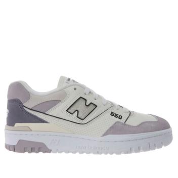 Nyan ⸝⸝꙳ Tênis Feminino New Balance W550 Couro Off White/Cinza - Tênis