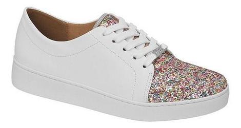 Tênis vizzano cheap glitter branco