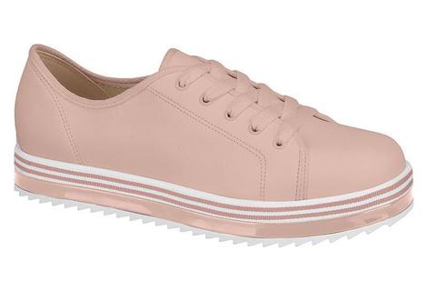 tênis feminino beira rio flatform com estampa floral kaki