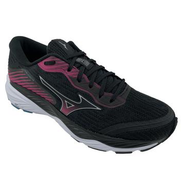 T nis Mizuno Wave Falcon 4 Feminino Preto e Pink T nis