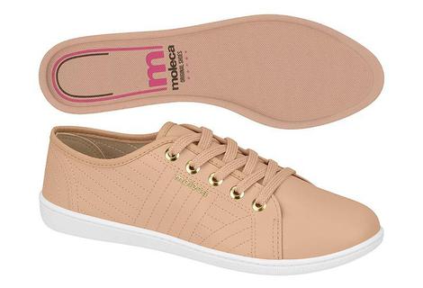 T nis Moleca Casual Feminino Baixinho Confort vel T nis Feminino