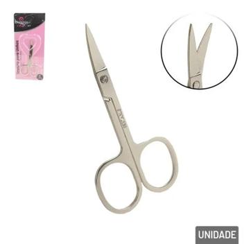 Tesoura de Unha Inox 8,5cm Ponta Curva Dourada - R&C BRASIL - Cortador ...
