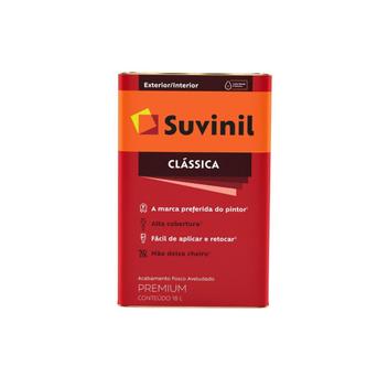 Tinta Acrílica Suvinil Clássica Premium PVA 18 Litros - Areia - Tinta ...
