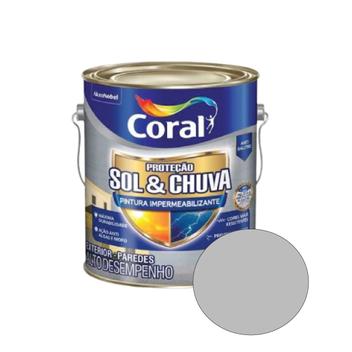 Tinta Coral Sol E Chuva Pintura Impermeabilizante 3,2L Cores ...
