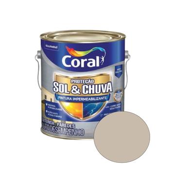 Tinta Coral Sol E Chuva Pintura Impermeabilizante 3,2L Cores ...