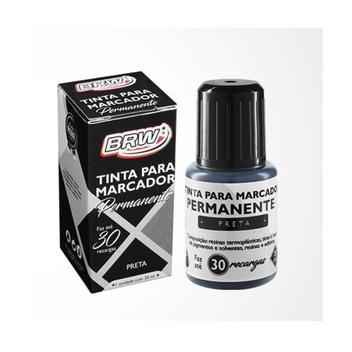 Tinta marcador permanente preto - 20ml - BRW - Tinta para Marcador ...