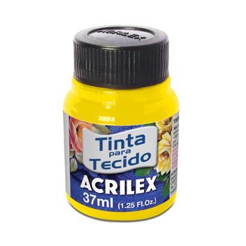 Tinta para Tecido Fluorescente 37ml Verde Limão - Acrilex - Tinta de ...