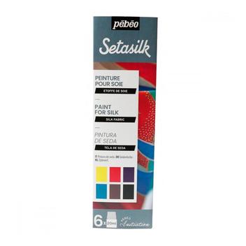 Pebeo Setasilk Gutta Incolore A Base D'Acqua 20ml - Per Pittura Su Seta, Tubo Con Ugello