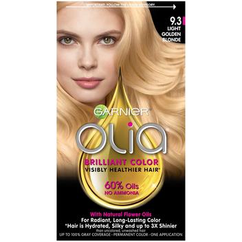 Tintura de Cabelo Garnier Olia 9.3 Louro Dourado Claro - Sem Amônia ...