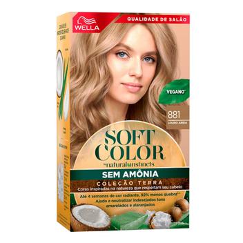 Tintura Soft Color Sem Amônia Coleção Terra Louro Areia 881 - Wella ...