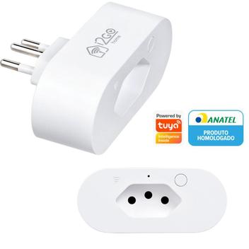 Tomada Inteligente Smart Plug Slim I2GO Wi-Fi 10A - CYANSHOP