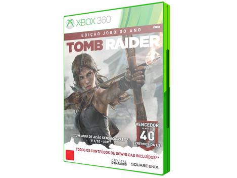 Rise of the Tomb Raider para Xbox 360 - Crystal Dynamics - Jogos de Ação -  Magazine Luiza