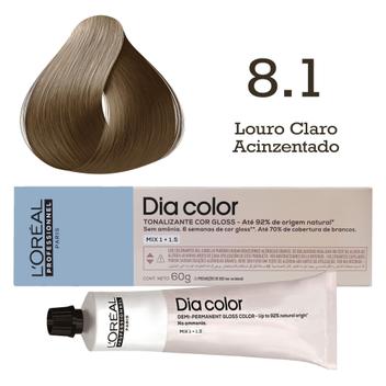Tonalizante Dia Color 8.1 Louro Claro Acinzentado L'Oréal - L'oreal ...
