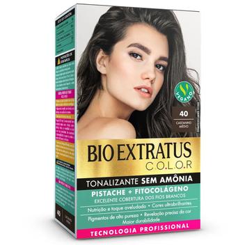 Tonalizante Sem amônia Bio Extratus Color Castanho Médio 40 ...