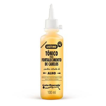Tônico Gota Dourada para Fortalecimento de Cabelos com Extrato de Alho ...