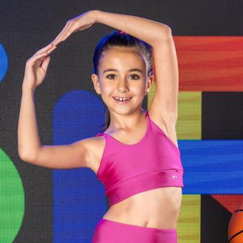 Top Kids Sara Fitness Rosa Siri Kids 39996 - Siri Kids Fitness - Maiô