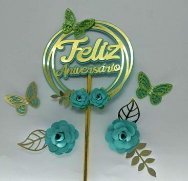 25 Borboletas para topo de Bolo decoração de caixinha e artesanato em geral  - Jbella Personalizados - Topo de Bolo - Magazine Luiza