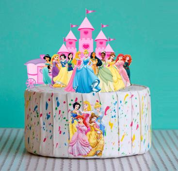 Topper para bolos Princesas da Disney