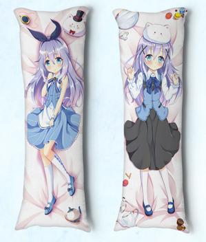 Travesseiro Dakimakura Gochuumon wa Usagi Desu Ka Kafuu Chino 04 -  Travesseiro Comum - Magazine Luiza