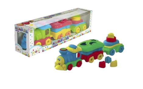 Brinquedo Infantil Trem João Fumaça Com Som - Maral 4028