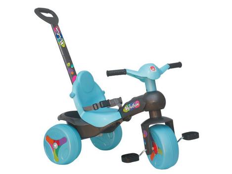 Triciclo Infantil Bandeirante Triciclo Smart Plus - Haste Removível Buzina  Porta Objetos - Velotrol e Triciclo a Pedal - Magazine Luiza