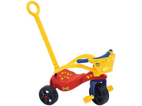 Mami Brinquedos - Black Friday Promoção - Triciclo Infantil Cachorrinho  Xalingo Pedal com Empurrador