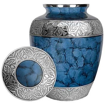 Trupoint Memorials Small Pet Urn For Dogs And Cats Ashes, Paws Print