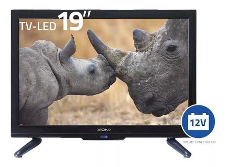Tv 12 Volt Led Hd 19 Com Plug 12V Van Carro Caminhão Monitor - Xion ...