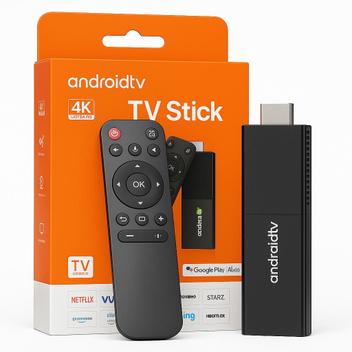 TV Stick Android Smart 4K Android 4k Wi-fi Hdmi Streaming Cor Preto ...