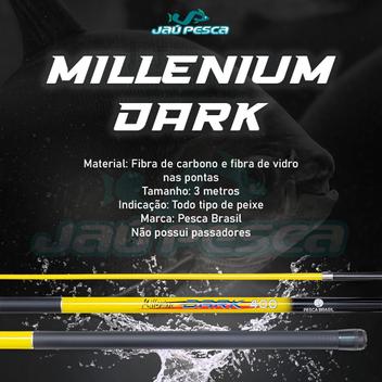Vara Telescopica Gomo Longo DARK Pesca Brasil - Albatroz Fishing - Vara