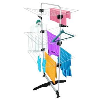 Varal De Roupas Com Abas Aço Dobrável Reforçado Grande 15kg - Home ...