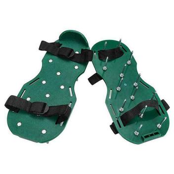 Barydat 3 Pairs Lawn Aerator Shoes With Straps Grass Spike