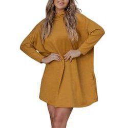 Vestido moletinho hotsell manga longa