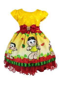 Vestido De Festa Temático Moana Baby - Xuxuzinhos Baby