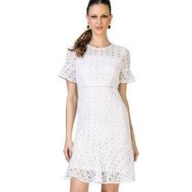vestido feminino manga curta