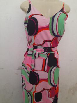 Vestido longo de alça, várias estampas - Mona fashion - Roupas