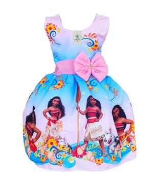 Vestido Temático Moana Baby, Magalu Empresas