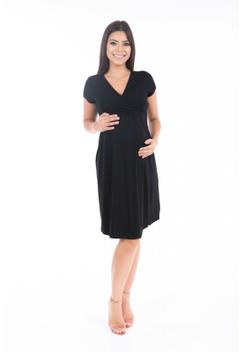 vestido viscolycra preto