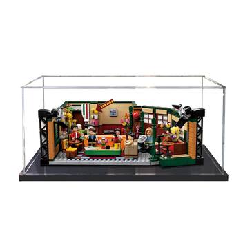 Lego Vitrine pour Lego Ideas 21319 Friends Kit de Construction Central Perk, Vitrine Antipoussière (Non Inclus Le Modèle)(3mm
