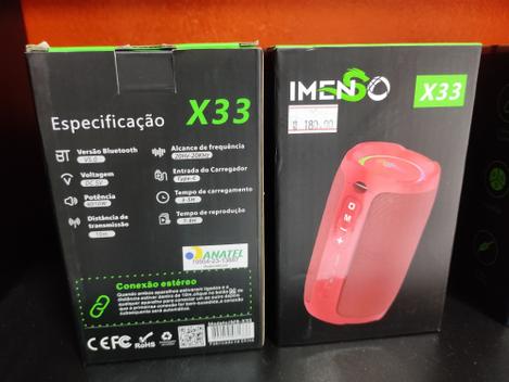 Caixa de Som Sony Preto Srs X33