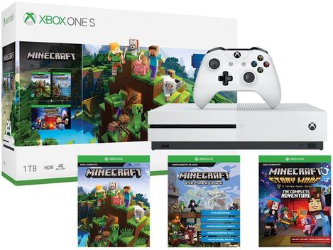 Console Xbox One S 1TB - Microsoft + 1 Controle + 1 Jogo - Branco