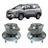 02 Cubo de Roda Original Cofap Traseiro GM Onix 1.4 2012 2013 2014