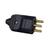 10 Plugue Plug Macho 3 Pinos 20a Prensa Cabo Margirius Preto