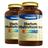 2 potes multivitaminico polivitaminico diarium vitaminlife 120 capsulas