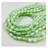 3 Fios de Pedras Arroz 10x5mm 90un Verde Claro 30cm Arte