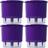 4 Vaso Raiz Autoirrigavel 16X14 Roxo Área Interna Ou Externa