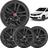 4X Calota Fiat Argo Aro 14 2021 Preto Brilhante 294Cb