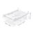 8 Gaveta de armazenamento transparente da geladeira de grade Puxe o organizador fresh Vegetable Spacer Layer Storage Bin Kitchen Tool Sacos e Cestas