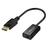 Adaptador Moread 4K DisplayPort (DP) para HDMI macho para fêmea