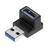 Adaptador USB 3.0 de 90 Graus - Extensão Macho para Fêmea